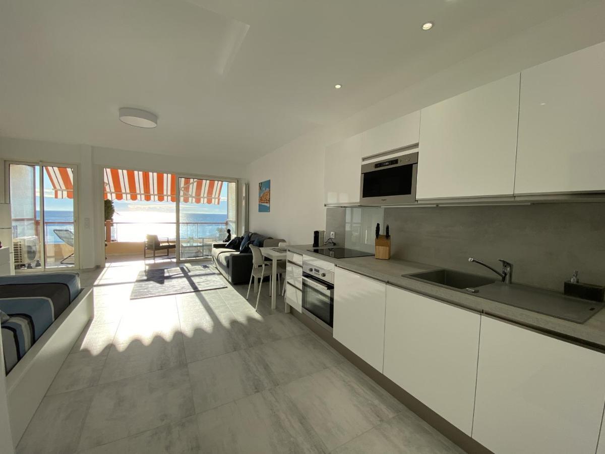 Le Vigia-Vue Mer-Terrasse-Climatisation-Parking Menton Exterior foto
